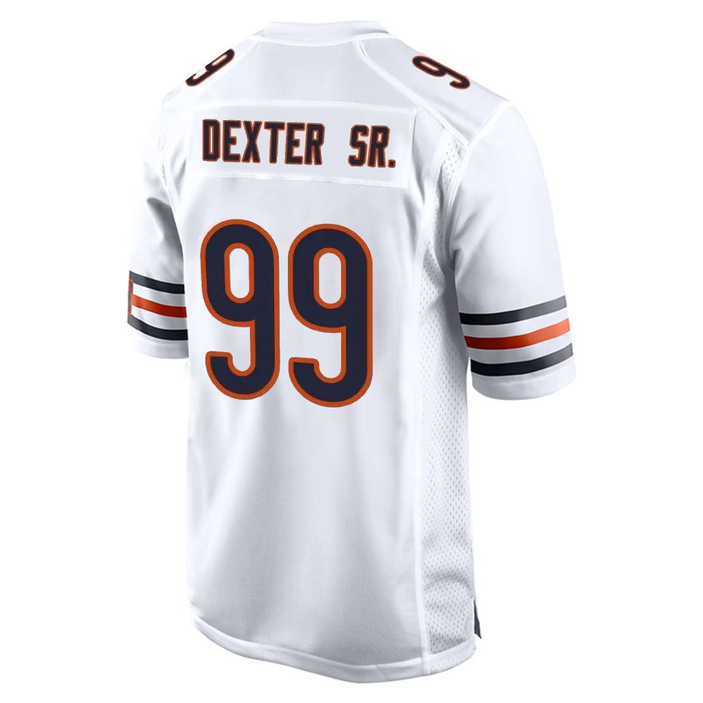 C.Bears #99 Gervon Dexter Sr. Player White Home Game Ldoa Stitched Jerseys