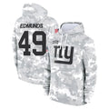 NY.Giants #49 Tremaine Edmunds Player Arctic Camo Salute to Service Pullover Hoodies Limited Game Ldoa Stitched Jerseys