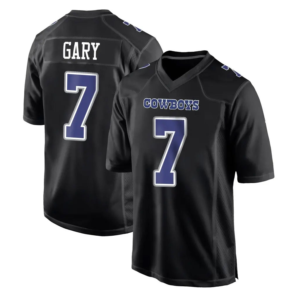 D.Cowboys #7 Rashan Gary Player Carbon Black Fashion Home Game Ldoa Stitched Jerseys