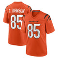C.Bengals #85 Chad Johnson Player Orange Home Game Ldoa Stitched Jerseys