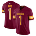 W.Commanders #1 Rachaad White Player Burgundy Limited Vapor Home Game Ldoa Stitched Jerseys