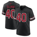 A.Cardinals #40 Pat Tillman Player Black Game Ldoa Stitched Jerseys