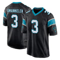 C.Panthers #3 Princely Umanmielen Player Black Game Ldoa Stitched Jerseys
