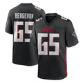 A.Falcons #65 Matthew Bergeron Player Black Home Game Ldoa Stitched Jerseys