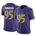 B.Ravens #95 Tavius Robinson Player Purple Vapor F.U.S.E. Limited Ldoa Stitched Jerseys