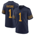 GB.Packers #1 Micah Parsons Player Navy The 1923 Classic Home Game Ldoa Stitched Jerseys