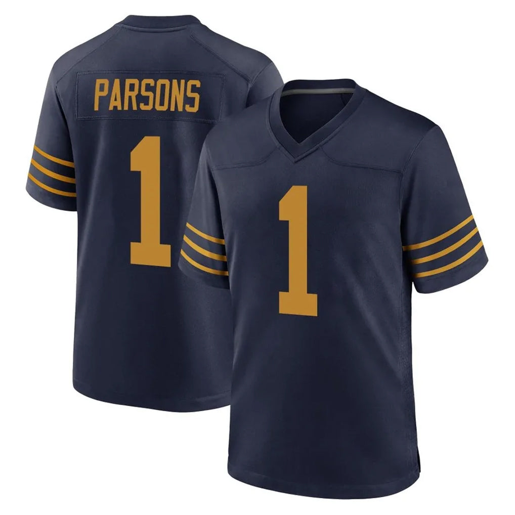 GB.Packers #1 Micah Parsons Player Navy The 1923 Classic Home Game Ldoa Stitched Jerseys