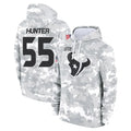 H.Texans #55 Danielle Hunter Player Arctic Camo Salute to Service Hoodies Limited Game Ldoa Stitched Jerseys