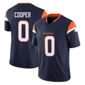D.Broncos #0 Jonathon Cooper Player Navy Limited Vapor F.U.S.E. Home Game Ldoa Stitched Jerseys