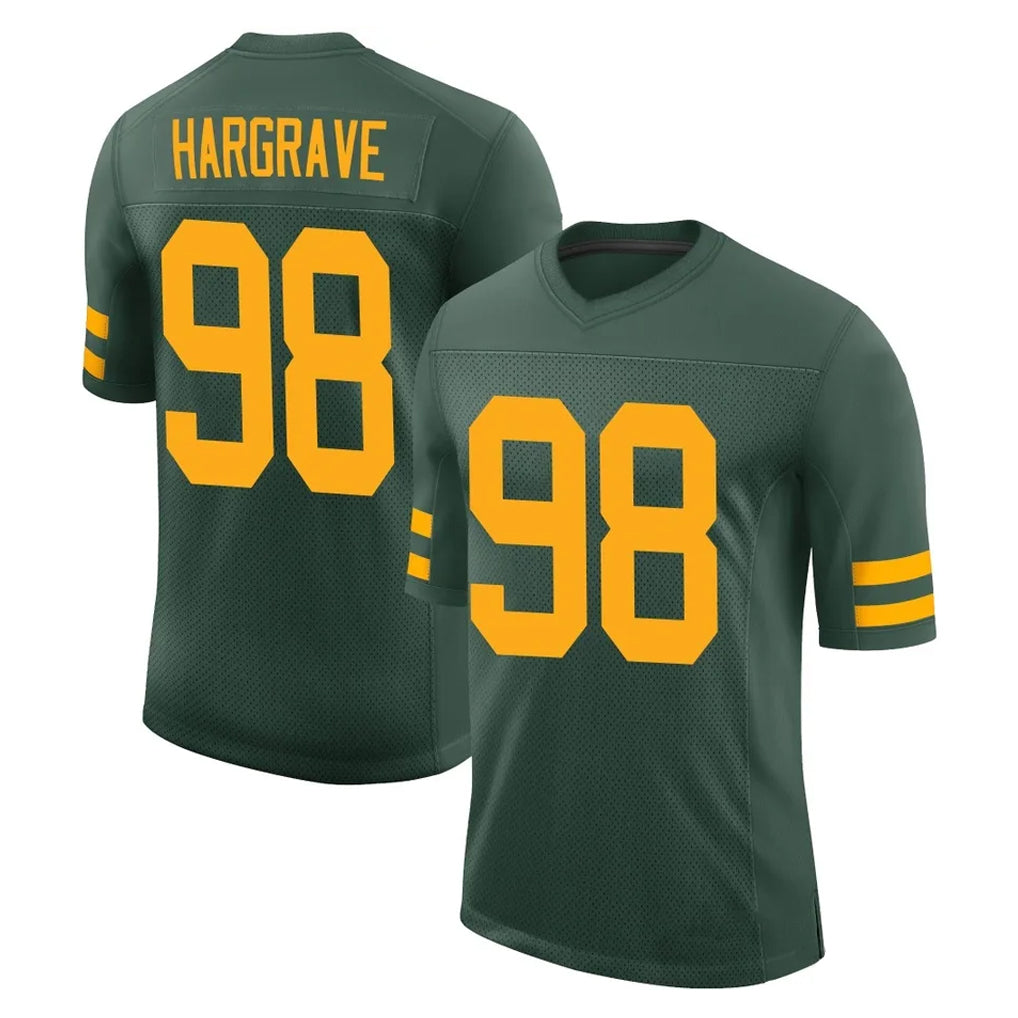 GB.Packers #98 Javon Hargrave Player Green Alternate Vapor Home Game Ldoa Stitched Jerseys
