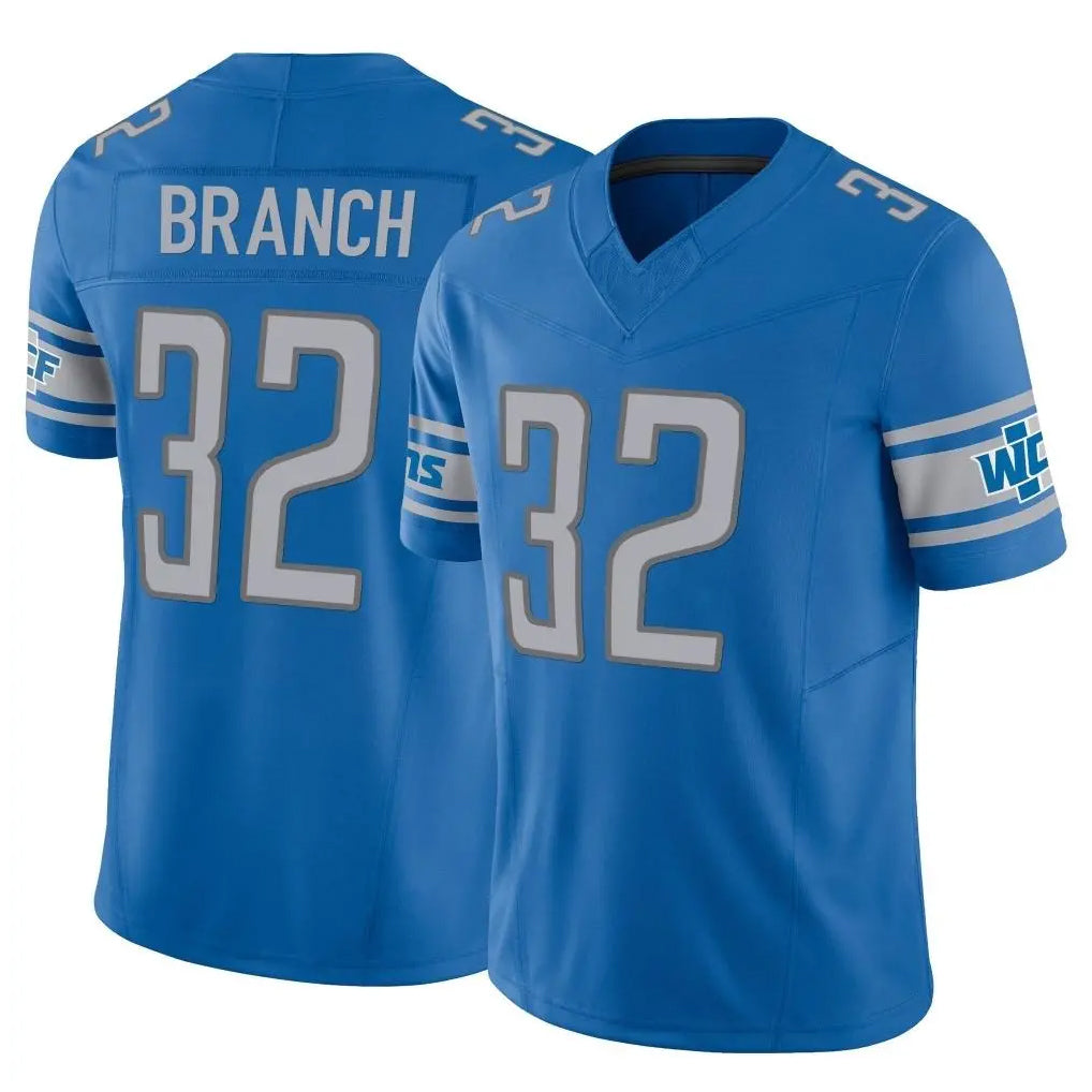 D.Lions #32 Brian Branch Player Blue Vapor F.U.S.E. Limited Home Game Ldoa Stitched Jerseys