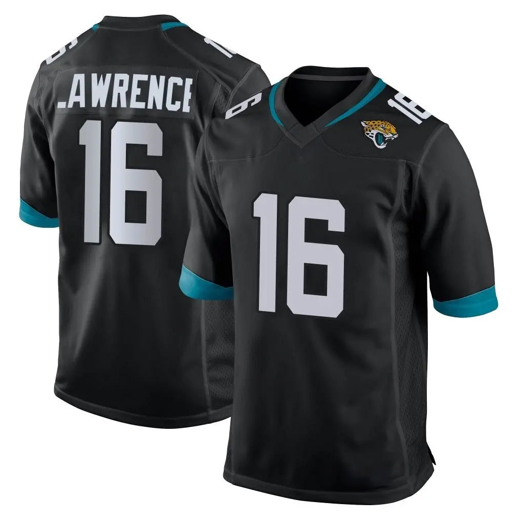 J.Jaguars #16 Trevor Lawrence Player Black Home Game Ldoa Stitched Jerseys