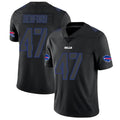 B.Bills #47 Christian Benford Player Black Impact Limited Ldoa Stitched Jerseys