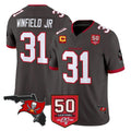TB.Buccaneers #31 Antoine Winfield Jr. Player Pewter Limited 2026 Season Vapor F.U.S.E. Home Game Ldoa Stitched Jerseys