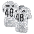 LA.Rams #48 Omar Speights Player Arctic Camo Salute To Service Limited Game Ldoa Stitched Jerseys