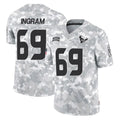H.Texans #69 Ed Ingram Player Arctic Camo Salute To Service Limited Game Ldoa Stitched Jerseys