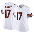 C.Bears #17 Tyson Bagent Player White Vapor F.U.S.E. Limited Home Game Ldoa Stitched Jerseys