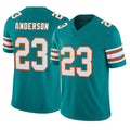 M.Dolphins #23 Zayne Anderson Player Aqua Limited Alternate Vapor F.U.S.E. Home Game Ldoa Stitched Jerseys