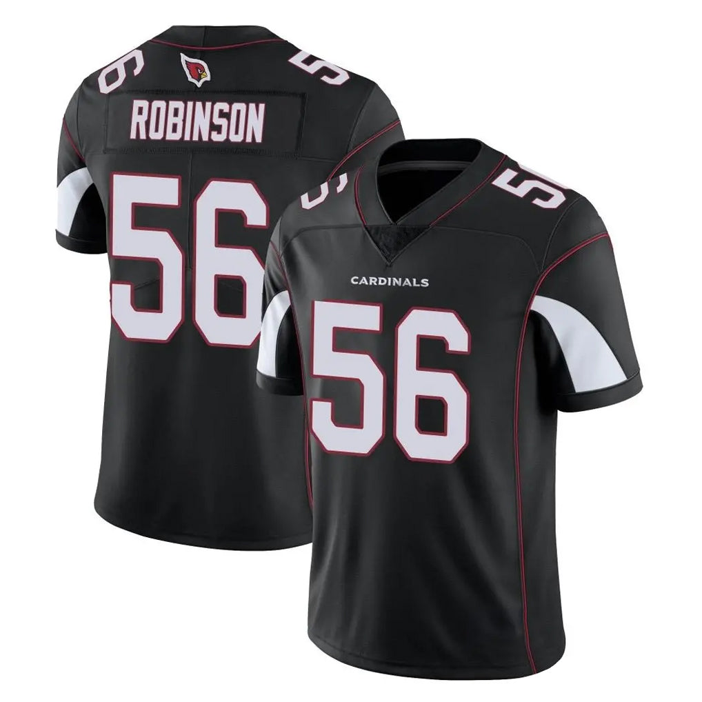 A.Cardinals #56 Darius Robinson Player Black Vapor Limited Home Game Ldoa Stitched Jerseys