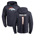 D.Broncos #1 Evan Engram Player Navy Pullover Hoodie Limited Ldoa Stitched Jerseys
