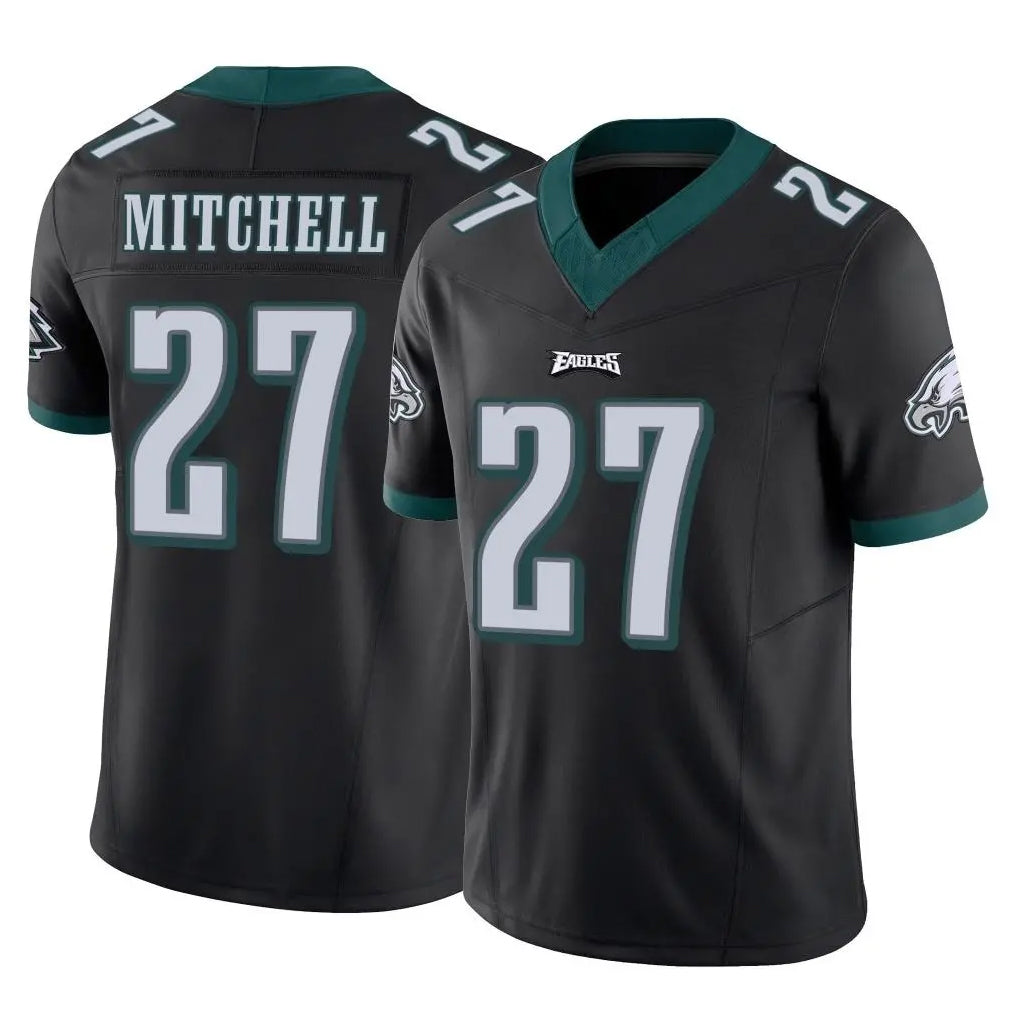 P.Eagles #27 Quinyon Mitchell Player Black Limited Vapor F.U.S.E. Home Game Ldoa Stitched Jerseys