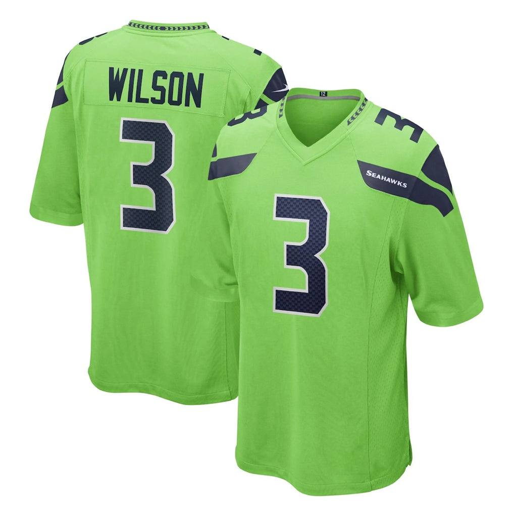 S.Seahawks #3 Nick Emmanwori Player Green Home Game Ldoa Stitched Jerseys