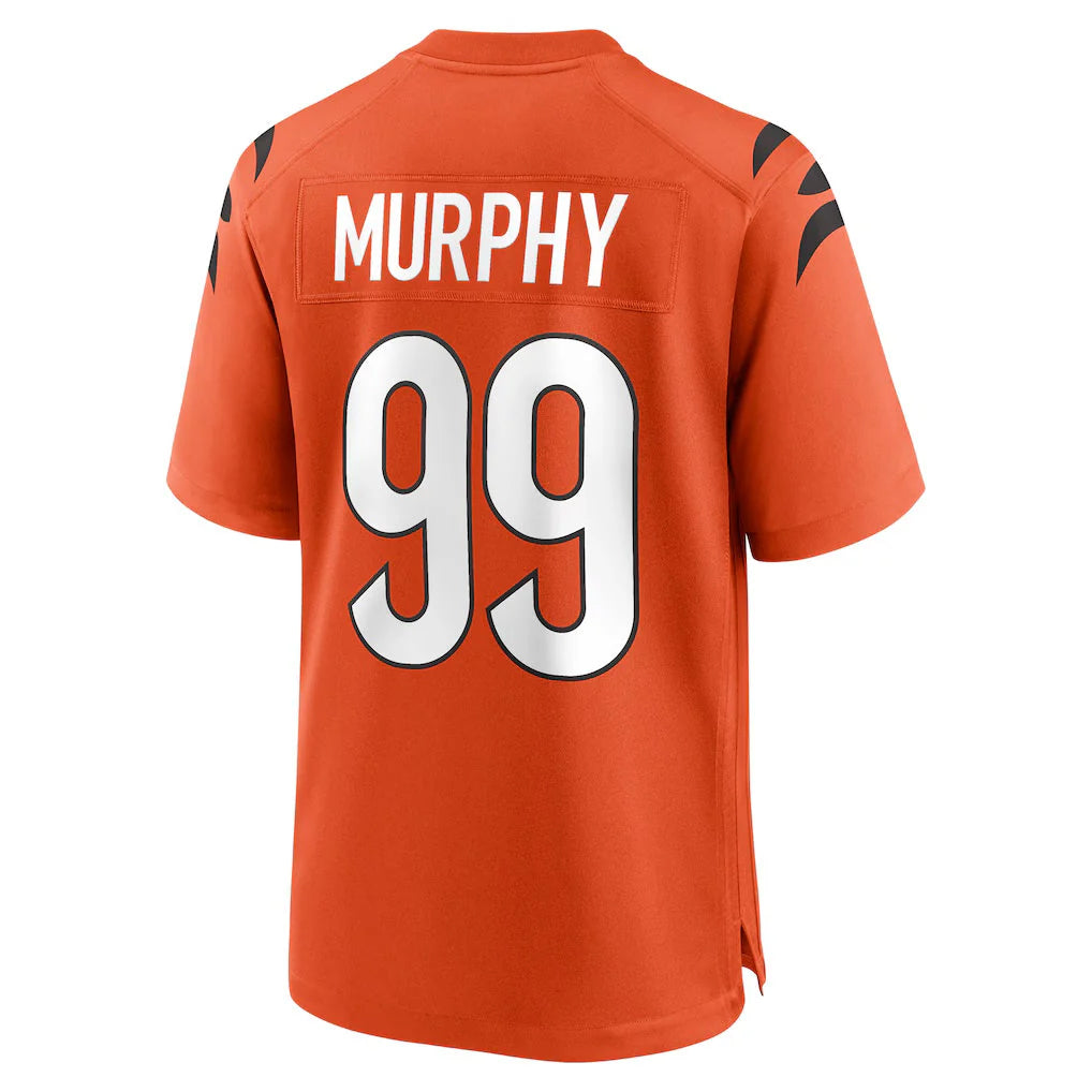 C.Bengals #99 Myles Murphy Player Orange Home Game Ldoa Stitched Jerseys