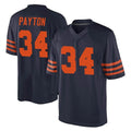 C.Bears #34 Walter Payton Player Navy Blue Alternate Game Ldoa Stitched Jerseys