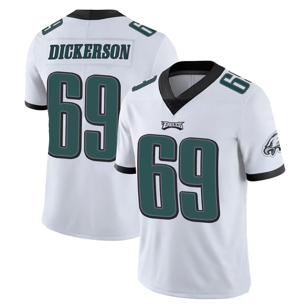 P.Eagles #69 Landon Dickerson Player White Limited Vapor Untouchable Home Game Ldoa Stitched Jerseys