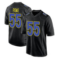 LA.Rams #55 Braden Fiske Player Black Fashion Limited Home Game Ldoa Stitched Jerseys