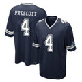 D.Cowboys #4 Dak Prescott Player Navy Home Game Ldoa Stitched Jerseys