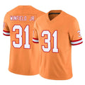 TB.Buccaneers #31 Antoine Winfield Jr. Player Orange Limited Vapor F.U.S.E. Home Game Ldoa Stitched Jerseys