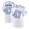 B.Bills #47 Christian Benford Player White Rivalries Collection Limited Ldoa Stitched Jerseys