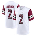 W.Commanders #2 Amik Robertson Player White Game Home Ldoa Stitched Jerseys