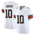 C.Browns #10 Quinshon Judkins Player White Vapor F.U.S.E. Limited Home Game Ldoa Stitched Jerseys