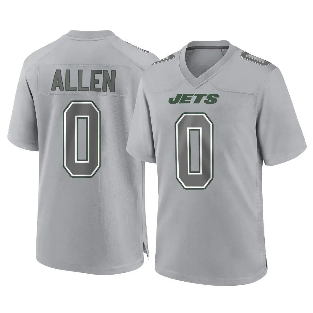 NY.Jets #0 Braelon Allen Player Gray Limited Atmosphere Fashion Home Game Ldoa Stitched Jerseys