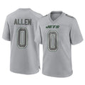 NY.Jets #0 Braelon Allen Player Gray Limited Atmosphere Fashion Home Game Ldoa Stitched Jerseys