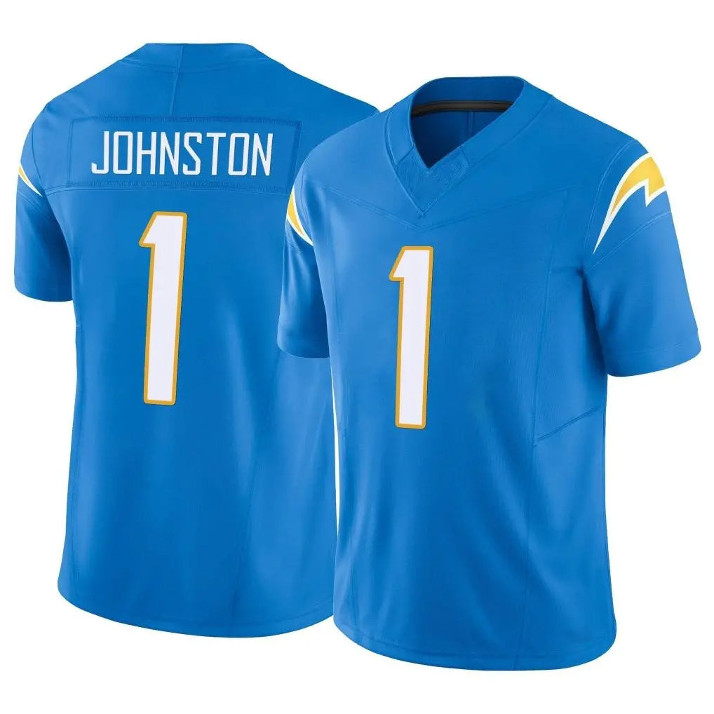 LA.Chargers #1 Quentin Johnston Player Blue Limited Vapor F.U.S.E. Home Game Ldoa Stitched Jerseys