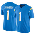 LA.Chargers #1 Quentin Johnston Player Blue Limited Vapor F.U.S.E. Home Game Ldoa Stitched Jerseys