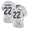 S.Seahawks #22 Rashid Shaheed Player Arctic Camo Limited Salute To Service Home Game Ldoa Stitched Jerseys