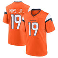 D.Broncos #19 Marvin Mims Jr. Player Orange Home Game Ldoa Stitched Jerseys