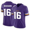 M.Vikings #16 Will Reichard Player Purple Limited Vapor F.U.S.E. Home Game Ldoa Stitched Jerseys