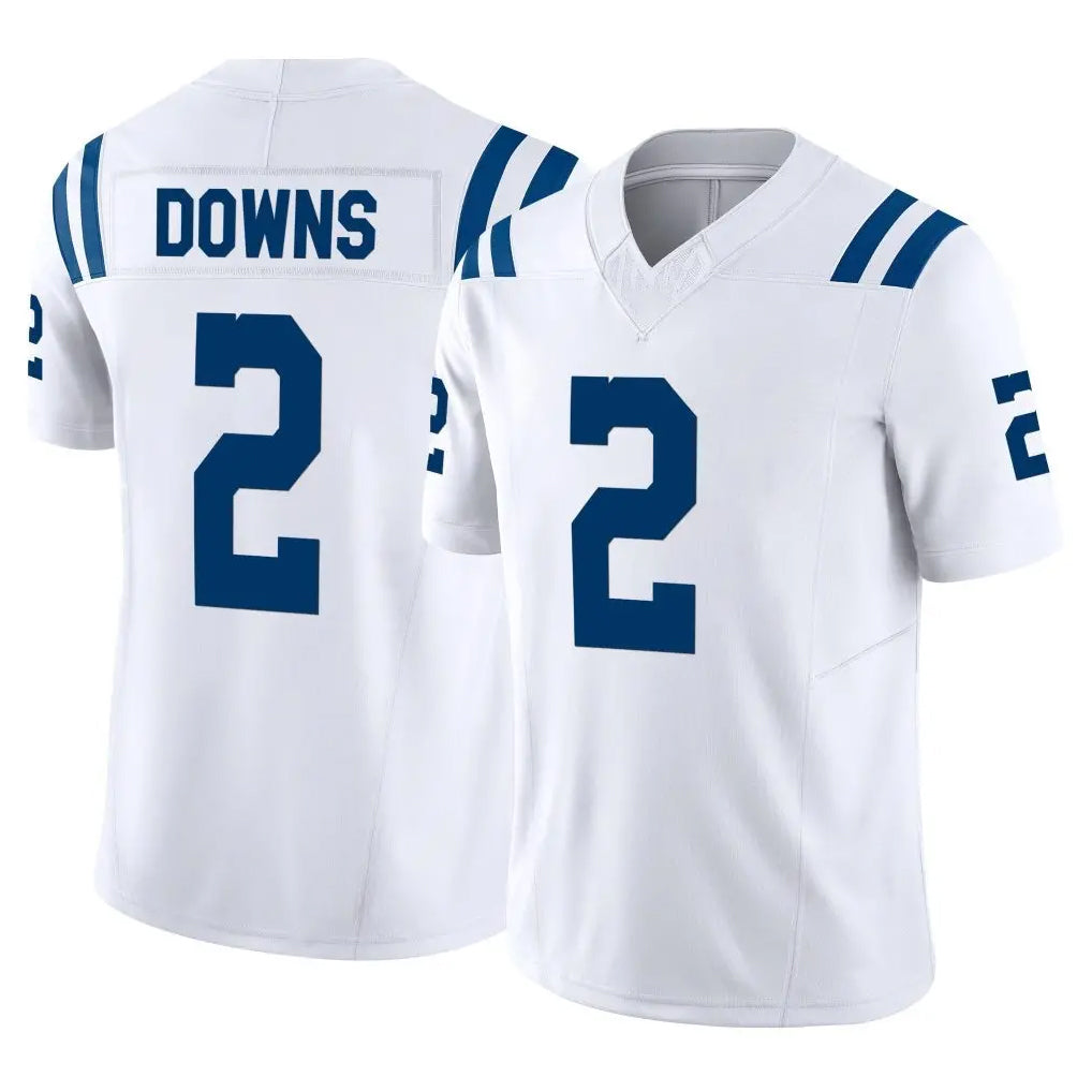 IN.Colts #2 Josh Downs Player White Limited Vapor F.U.S.E. Home Game Ldoa Stitched Jerseys