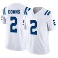 IN.Colts #2 Josh Downs Player White Limited Vapor F.U.S.E. Home Game Ldoa Stitched Jerseys