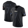 NE.Patriots #7 Carlton Davis III Player Black Impact LImited Home Game Ldoa Stitched Jerseys