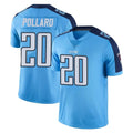 T.Titans #20 Tony Pollard Player Light Blue Limited Color Rush Home Game Ldoa Stitched Jerseys
