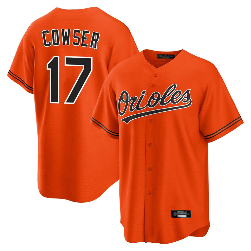 B.Orioles #17 Colton Cowser Player Orange Home Game Ldoa Stitched Jerseys