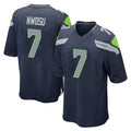 S.Seahawks #7 Uchenna Nwosu Player Navy Home Game Ldoa Stitched Jerseys