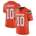 C.Browns #10 Quinshon Judkins Player Orange Alternate Vapor Untouchable Limited Home Game Ldoa Stitched Jerseys