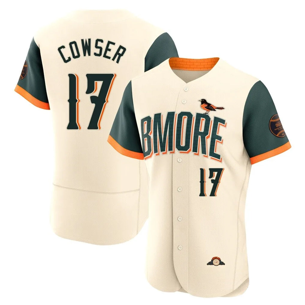 B.Orioles #17 Colton Cowser Player Cream 2026 City Connect Limited Elite Home Game Ldoa Stitched Jerseys